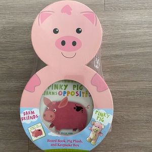 *NEW* Pinky Pig Learns Opposites Book & Plush